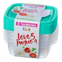 Conjunto de Potes Para Alimentos 530ml Leve 5 Pague 4 Colors