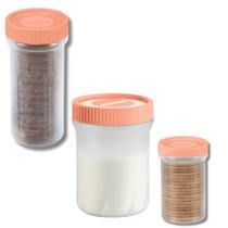 Conjunto de potes plástico 3 und multiuso cozinha organizar - Sanremo