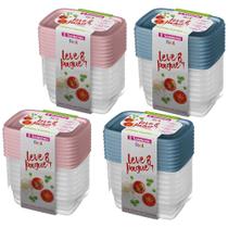 Conjunto De Potes Plástico Sanremo 280ml Leve 32 E Pague 28 Conjunto De Potes Plástico Sanremo 280ml Leve 32 E Pague 28