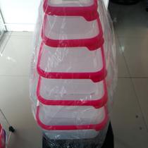 Conjunto de potes retangulares