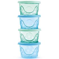Conjunto de Potinhos Translúcido Boys 4 Peças - Adoleta Bebê