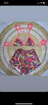 Conjunto de praia biquíni+ shorts de praia
