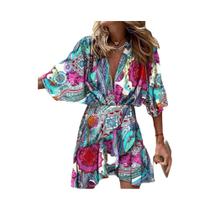 Conjunto De Praia Feminino De Verão Sexy E Elegante Com Cinto 2024 - Monos Mujer