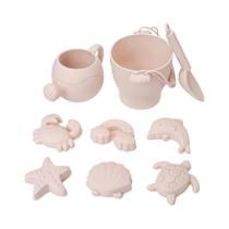 Conjunto De Praia Infantil De Verão 9PCS/8PCS Balde De Plástico, Pás, Garrafa De Água, Brinquedos