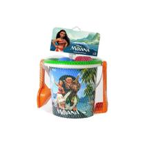 Conjunto de Praia Moana Disney Baldinho - Novabrink 9580 Conjunto de Praia Moana Disney Baldinho - Novabrink 9580
