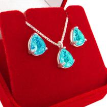 Conjunto De Prata 925 Cordão E Brincos Com Garantia De 1 Ano Conjunto De Prata 925 Cordão E Brincos Com Garantia De 1 Ano