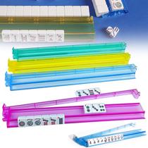 Conjunto de prateleiras e empurradores de azulejos Mahjong SSFUN Clear Acrylic x4