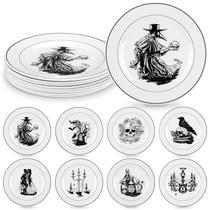Conjunto de pratos de jantar LOYIM Halloween Melamine 20 cm 8 unidades Conjunto de pratos de jantar LOYIM Halloween Melamine 20 cm 8 unidades