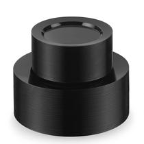 Conjunto de pratos de plástico Munfix 100 Black 50 Dinner 25 cm 50 Sobremesa 18 cm