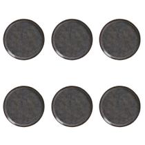Conjunto De Pratos De Sobremesa 06 Peças Bio Titanium Porto