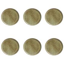 Conjunto de Pratos de Sobremesa 06 Peças Linhas Croco Porto Brasil