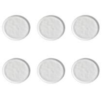 Conjunto de Pratos de Sobremesa 06 Peças Linhas New White Porto Brasil