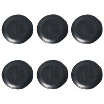Conjunto de Pratos de Sobremesa 06 Peças Orgânico Eclipse Porto Brasil