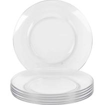 Conjunto de Pratos de Sobremesa Astral 19 cm 6 Peças - Duralex Conjunto de Pratos de Sobremesa Astral 19 cm 6 Peças - Duralex