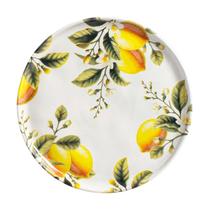 Conjunto de pratos de sobremesa bio limonata em stoneware 21,5cm 6 peças - Porto Brasil
