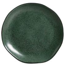 Conjunto de Pratos de Sobremesa Orgânico Arauco com 06 Peças em Stoneware Verde - Porto Brasil