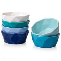 Conjunto de pratos de suflê Delling Ceramic Color 180 mL (6 onças) - 6 unidades