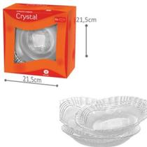 Conjunto de Pratos Fundo C/6 Crystal - Wheaton
