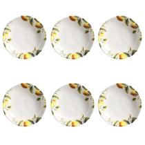 Conjunto De Pratos Fundos 06 Peças Bio Limonata Porto Brasil