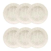 Conjunto De Pratos Fundos 06 Peças Flat Chuvisco Oxford Conjunto De Pratos Fundos 06 Peças Flat Chuvisco Oxford