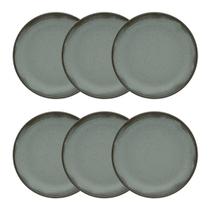 Conjunto De Pratos Fundos 06 Peças Flat Pacífico Oxford