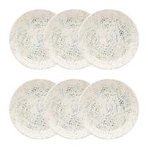 Conjunto De Pratos Fundos 06 Peças Flat Tie-dye Oxford