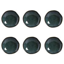 Conjunto De Pratos Fundos 06 Peças Orgânico Oceano Porto Brasil