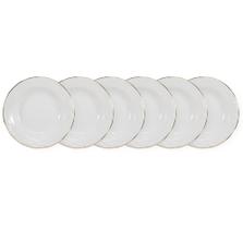 Conjunto de Pratos Fundos 06 Peças Pomerode Ouro Schmidt