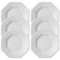 Conjunto de Pratos Fundos 06 Peças Prisma Schmidt Conjunto de Pratos Fundos 06 Peças Prisma Schmidt
