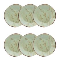 Conjunto de Pratos Fundos 22,5 cm 6 peças Ryo Bambu - Oxford - Oxford sc
