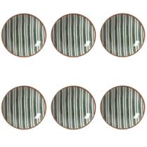 Conjunto de Pratos Fundos 6 Peças Coup Equador Cerâmica 21CM Branco Porto Brasil Conjunto de Pratos Fundos 6 Peças Coup Equador Cerâmica 21CM Branco Porto Brasil