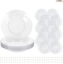 Conjunto De Pratos Fundos Astral 24 Peças - Duralex Conjunto De Pratos Fundos Astral 24 Peças - Duralex