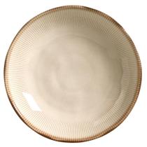 Conjunto de Pratos Fundos Bio Raio com 06 Peças em Stoneware Geométrico - Porto Brasil