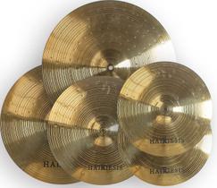 Conjunto de Pratos HAIRIESIS Cymbal Exquisite Alloy - 5 Peças (14"/16"/18"/20") Conjunto de Pratos HAIRIESIS Cymbal Exquisite Alloy - 5 Peças (14"/16"/18"/20")