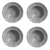 Conjunto De Pratos Para Entrada/sobremesa 04 Peças Orgânico Dust Porto Brasil