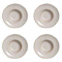 Conjunto de Pratos para Massa/Risoto 04 Peças Orgânico Latte Porto Brasil