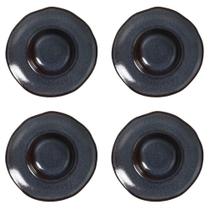 Conjunto De Pratos Para Massa-risoto 04 Peças Orgânico Titanium Porto Brasil
