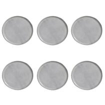 Conjunto de Pratos Rasos 06 Peças Bio Dust Porto Brasil Conjunto de Pratos Rasos 06 Peças Bio Dust Porto Brasil