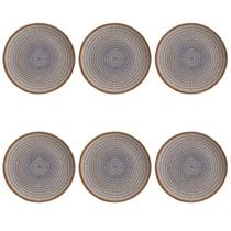 Conjunto De Pratos Rasos 06 Peças Coup New Asteca Porto Brasil Conjunto De Pratos Rasos 06 Peças Coup New Asteca Porto Brasil