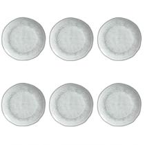 Conjunto De Pratos Rasos 06 Peças Orgânico Echo Porto Brasil