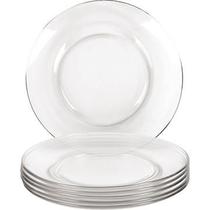 Conjunto de Pratos Rasos Duralex Astral 24 peças