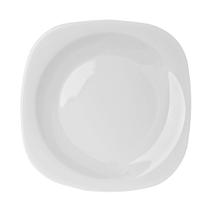 Conjunto de Pratos Rasos Nadir Vidro Branco Opaline Plaza 12 peças