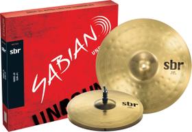 Conjunto de pratos Sabian SBr First Pack para iniciantes