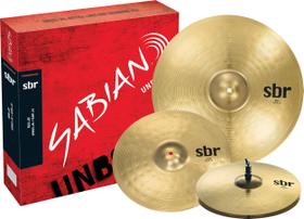 Conjunto de pratos Sabian SBr Performance Set Pure Brass