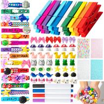 Conjunto de prendedores de roupa Cheerleading LIENATSER 60 com alfinetes coloridos