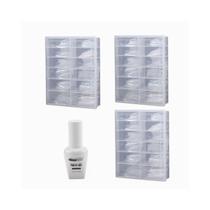 Conjunto de prensa de gel líquido + 3 pontas de gel macio de 120 ml