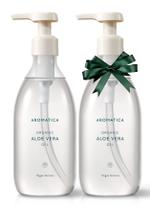 Conjunto de presente AROMATICA Organic Aloe Vera Gel 300ml para pele irritada Conjunto de presente AROMATICA Organic Aloe Vera Gel 300ml para pele irritada