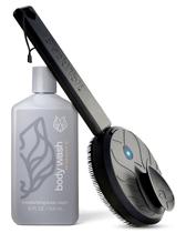 Conjunto de presente Black Wolf Sonic Scrubber Pro com sabonete líquido de 300 ml
