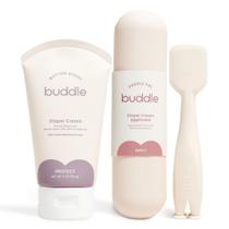 Conjunto de presente Buddle Bottom Buddy & Paddle Pal com creme de 4 onças