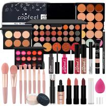 Conjunto de presente de maquiagem Hywestger All-in-One com pincel e sombra